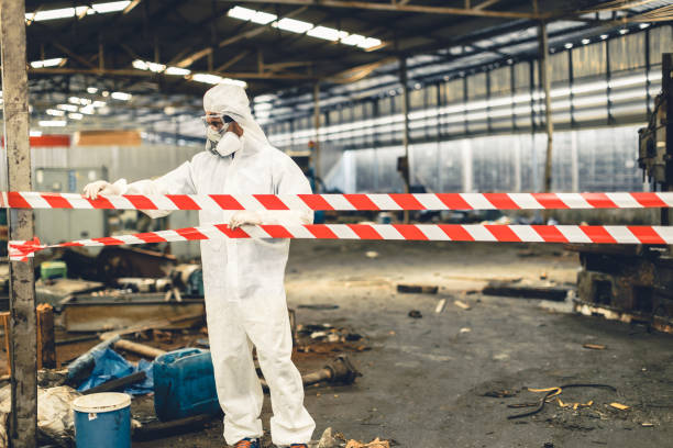 Professional Biohazard technician working in Superior, WI